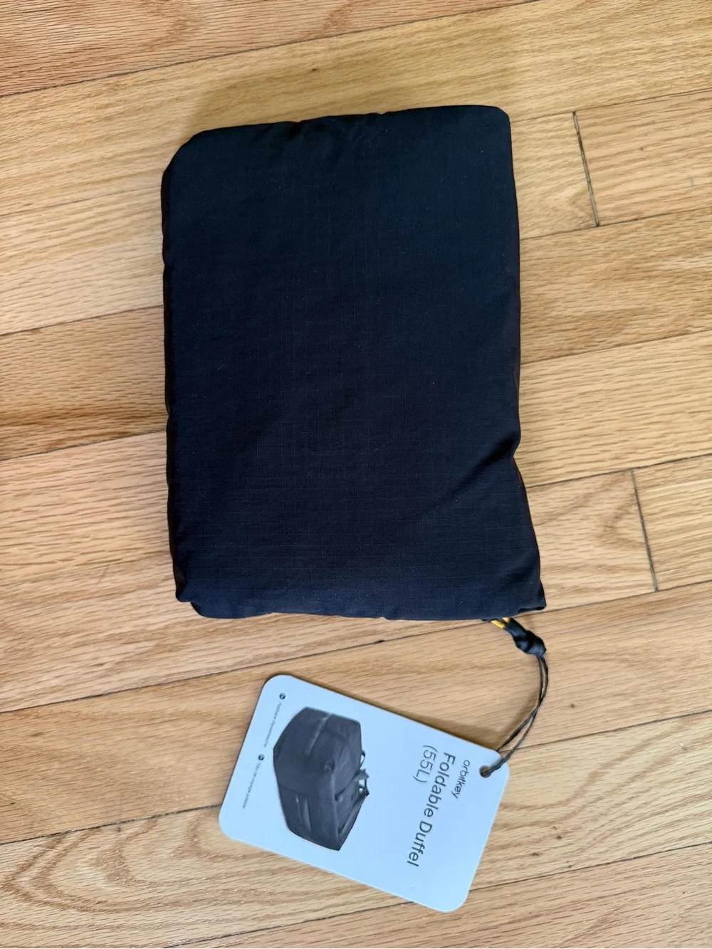 Orbitkey Foldable Duffel (55L) - Black, NWT (New with tags)